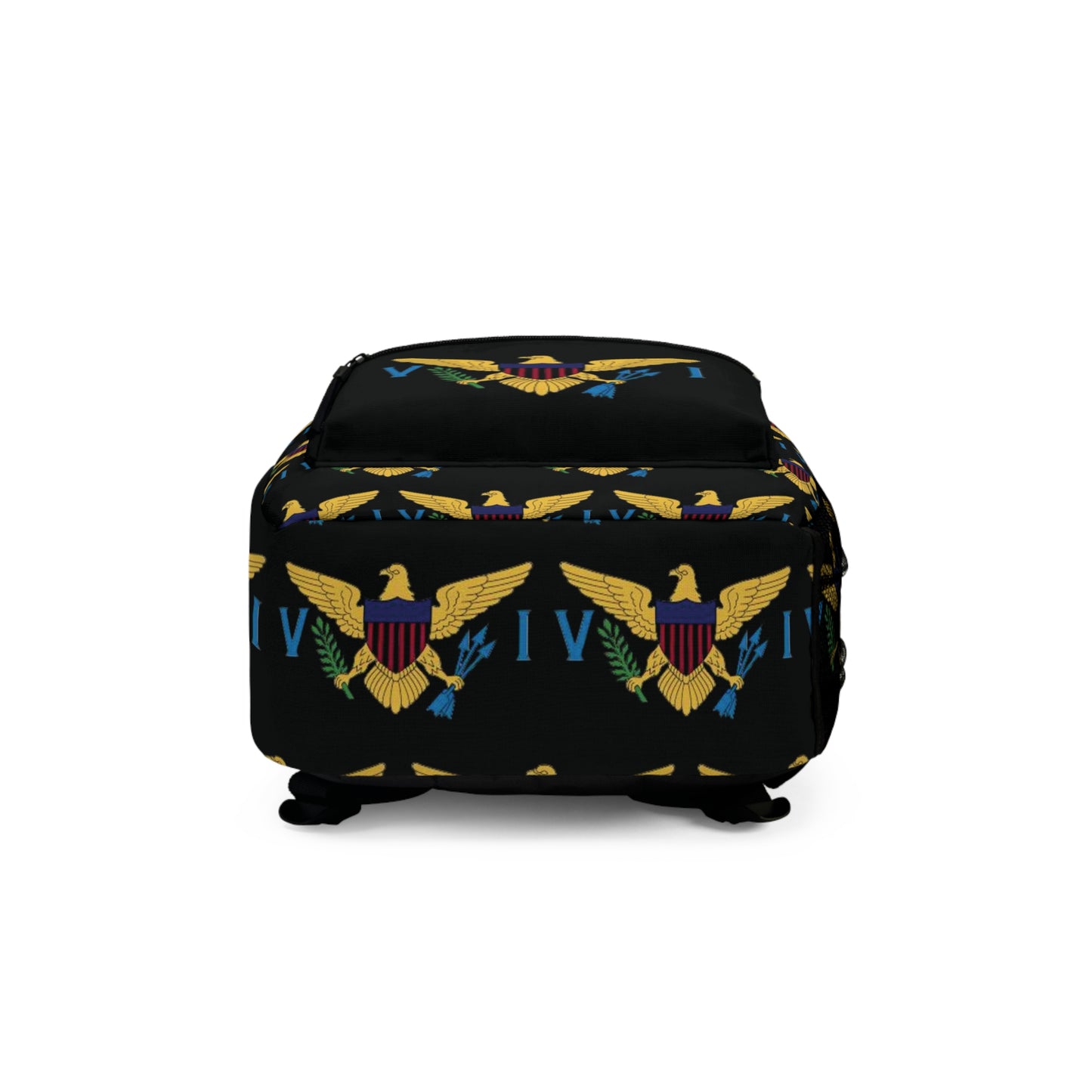 Backpack U.S Virgin Islands Flag Design | Midnight Black