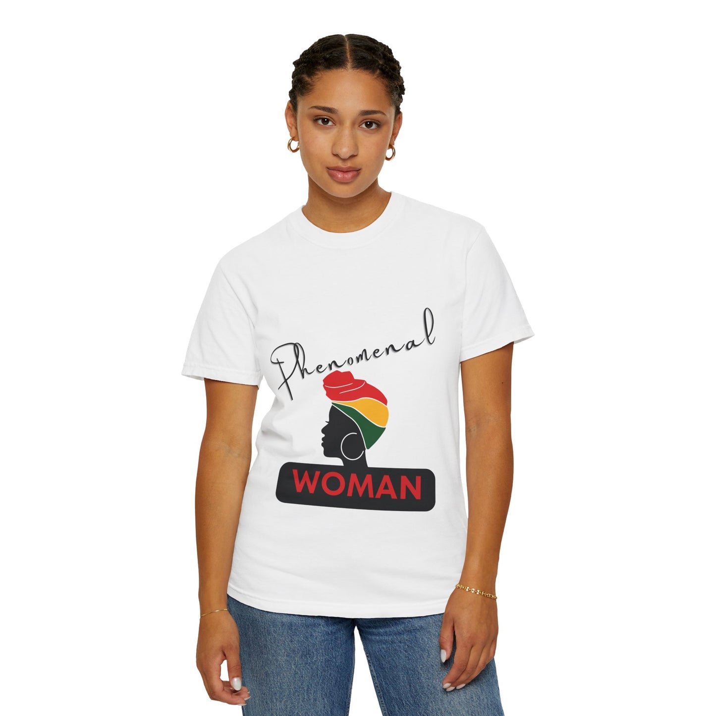 T-shirt | Phenomenal Woman Silhouette Rasta