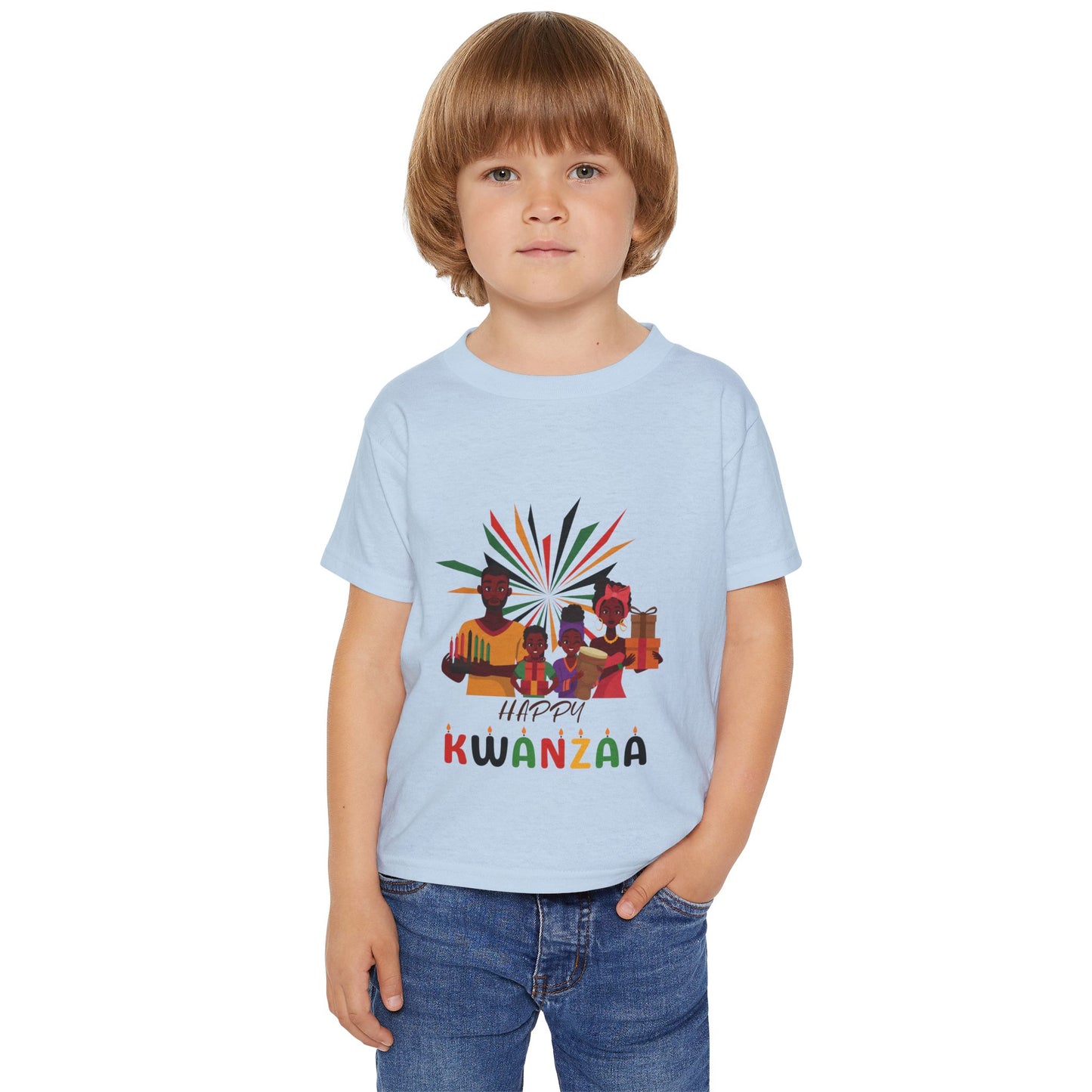 Toddler T-shirt | Happy Kwanzaa Family Design 2T-4T