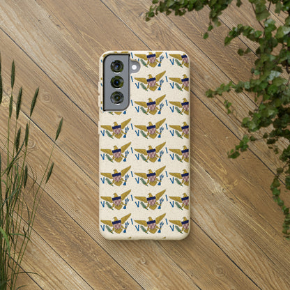 Phone Cases - Virgin Islands Flag Design Pattern