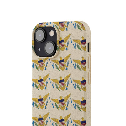 Phone Cases - Virgin Islands Flag Design Pattern