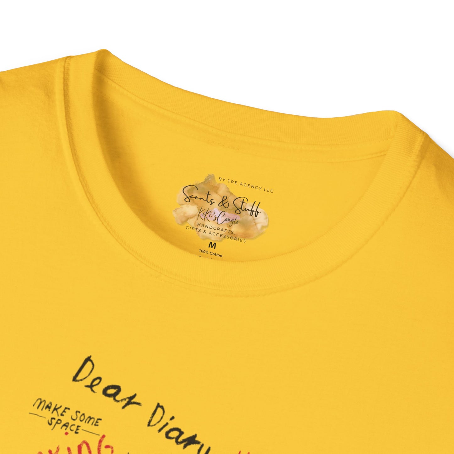 Mindful Thinking “Dear Diary” Affirmations T-Shirt