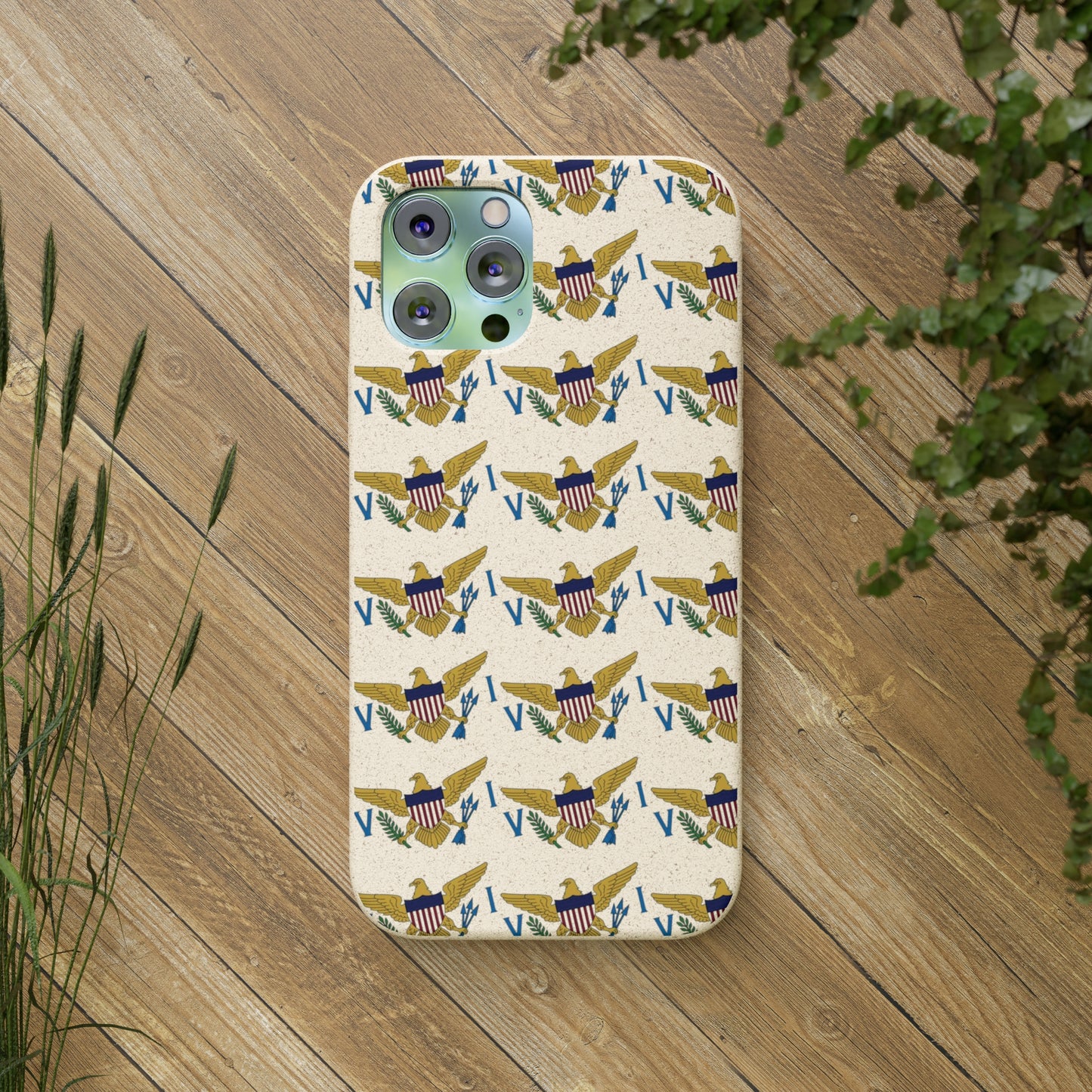 Phone Cases - Virgin Islands Flag Design Pattern