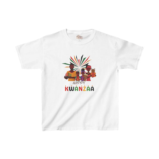 Kids T-shirt Happy Kwanzaa Family Design | S M L