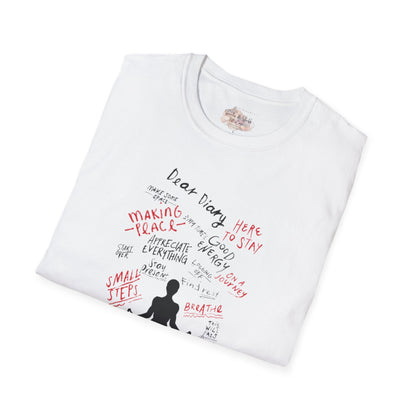 Mindful Thinking “Dear Diary” Affirmations T-Shirt