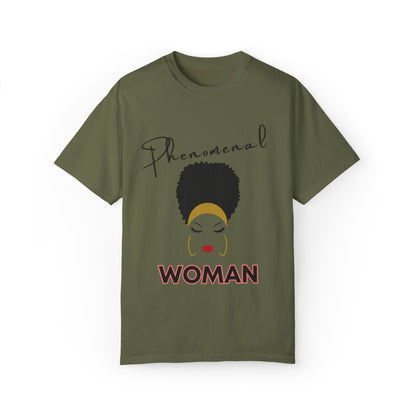 T-shirt| Unisex T-shirt - Phenomenal Woman Design Afro Beauty