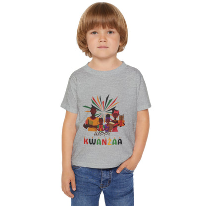 Toddler T-shirt | Happy Kwanzaa Family Design 2T-4T