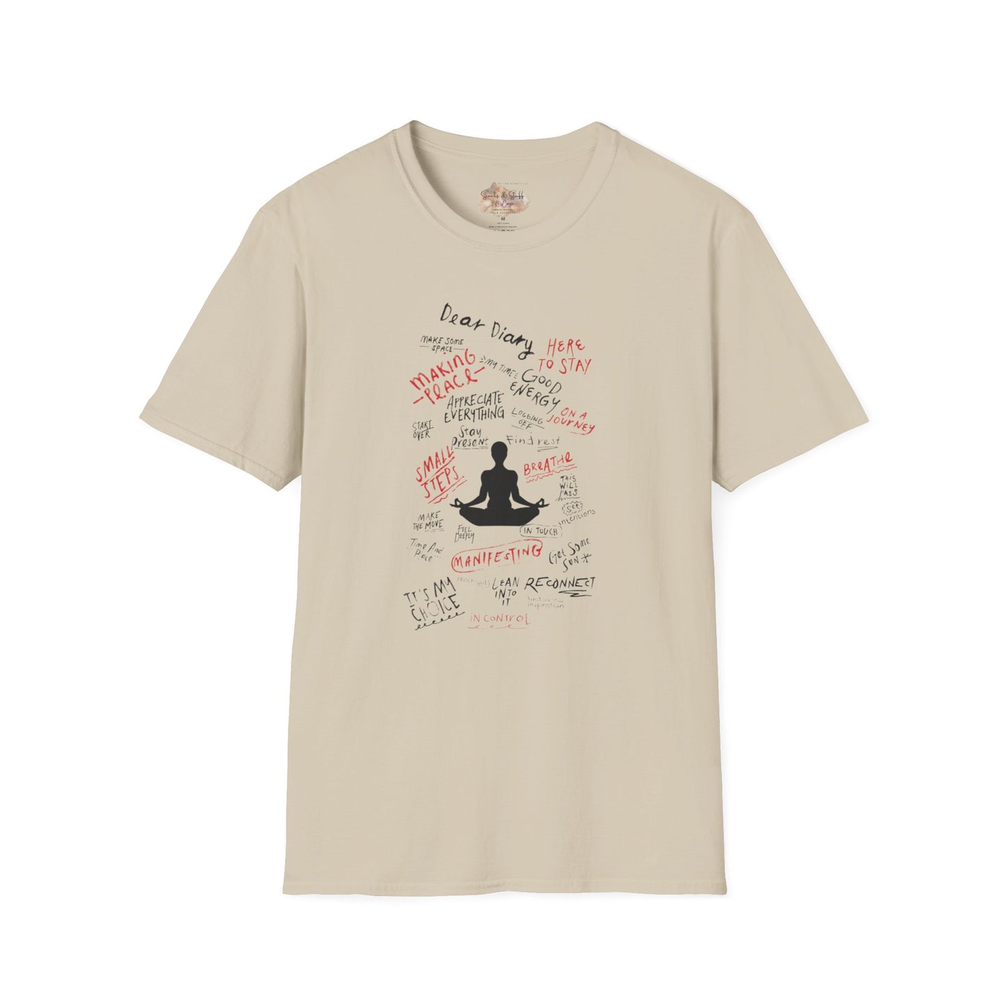 Mindful Thinking “Dear Diary” Affirmations T-Shirt