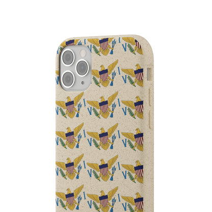 Phone Cases - Virgin Islands Flag Design Pattern