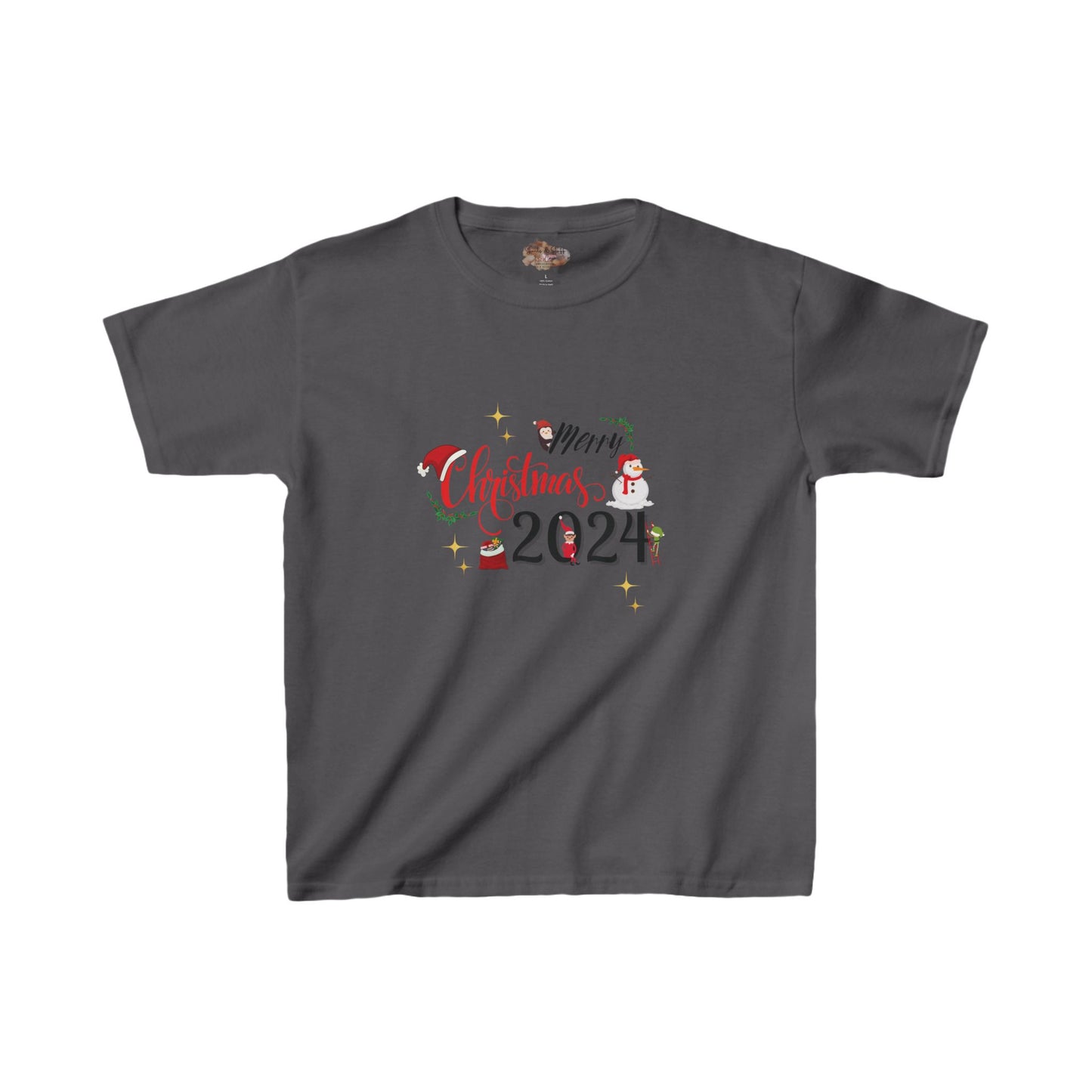 T-shirt Kids Tee | Merry Christmas 2024 Elf Design