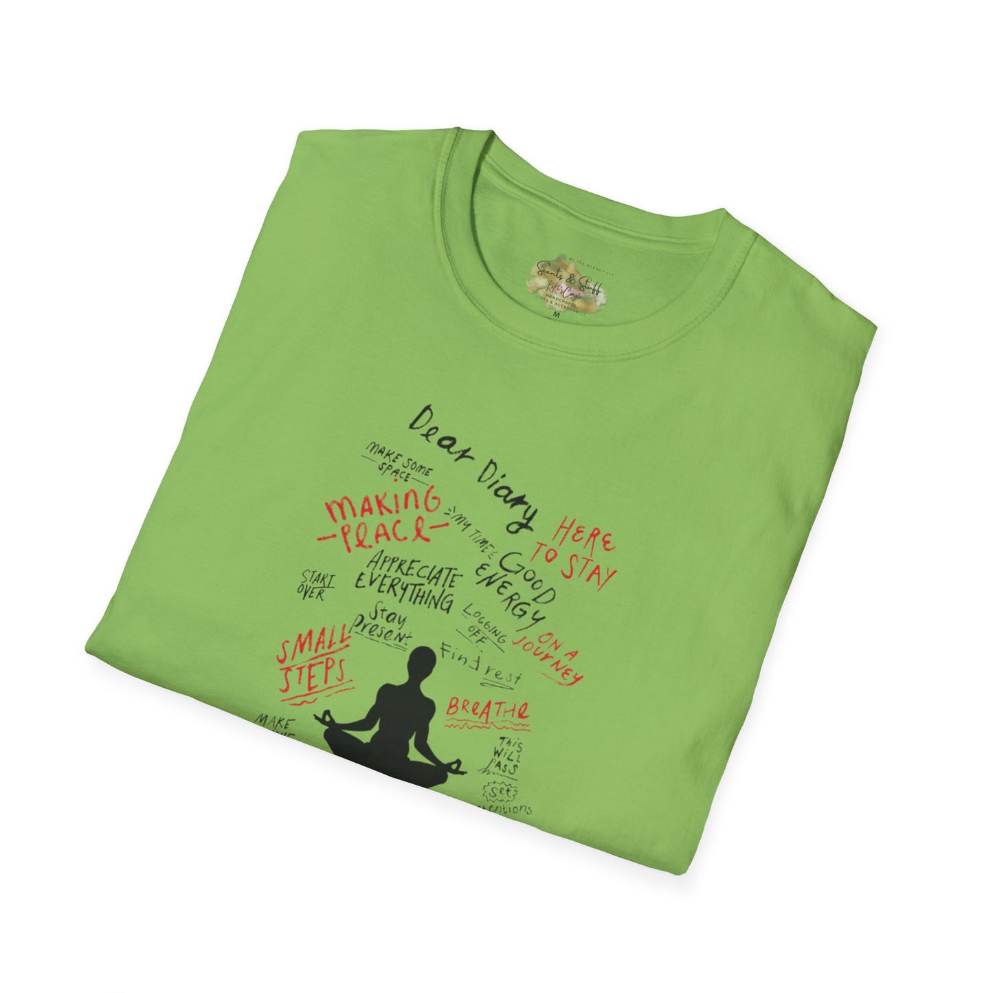 Mindful Thinking “Dear Diary” Affirmations T-Shirt