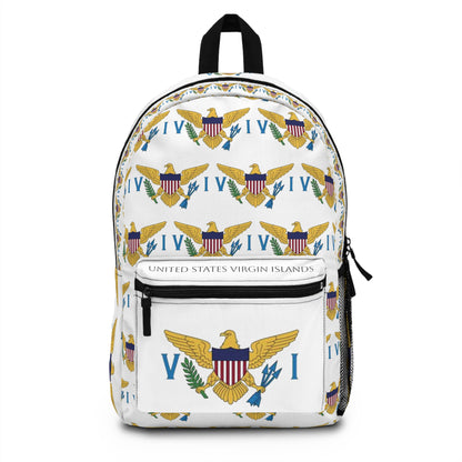 Backpack U.S Virgin Islands Flag Design | Coconut White