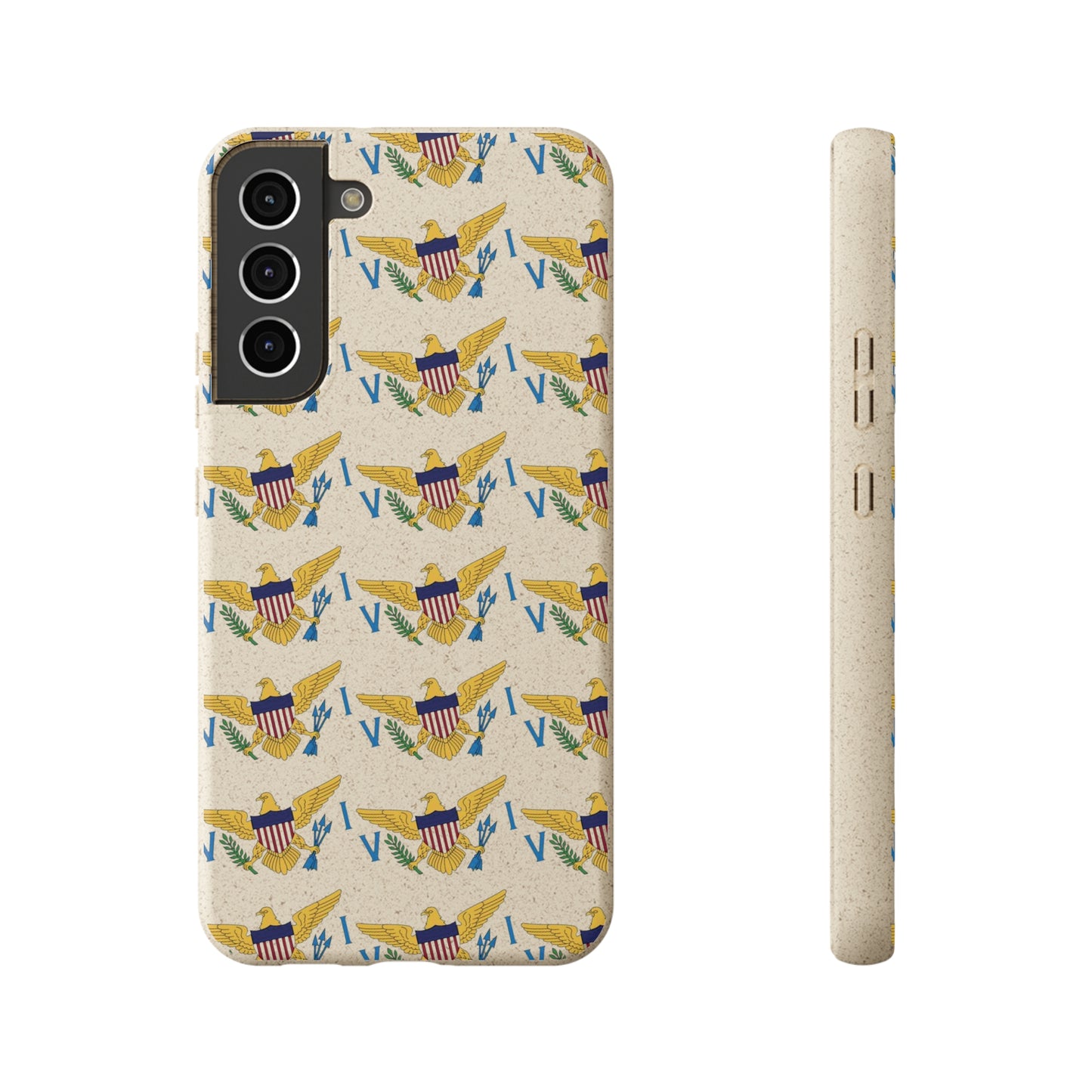 Phone Cases - Virgin Islands Flag Design Pattern