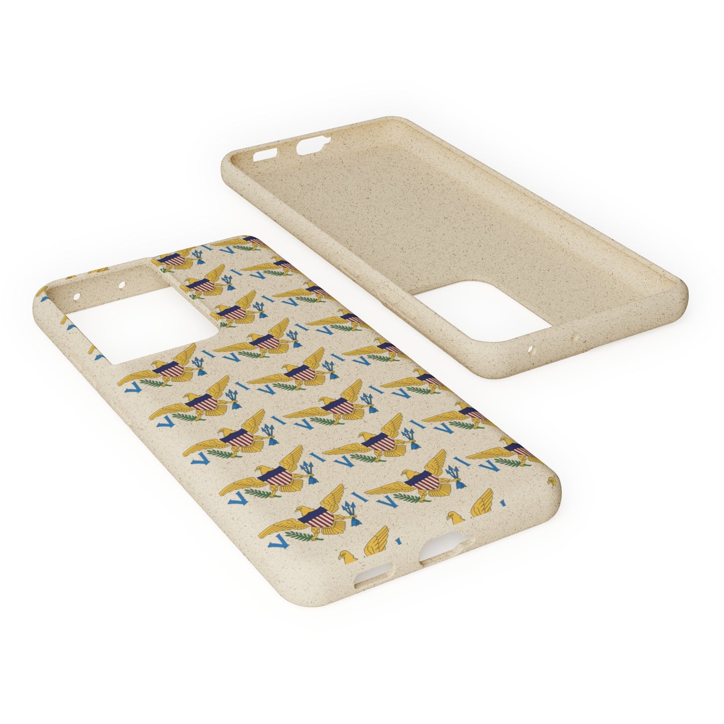 Phone Cases - Virgin Islands Flag Design Pattern