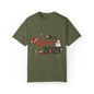 Garment-Dyed T-Shirt Merry Christmas 2024 Elf Design