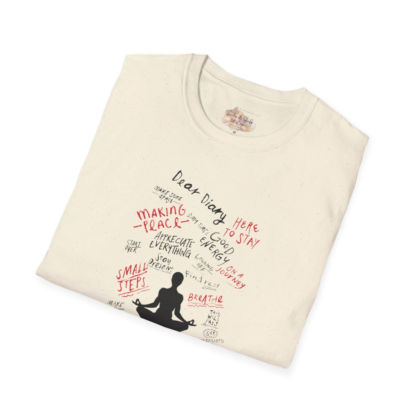 Mindful Thinking “Dear Diary” Affirmations T-Shirt