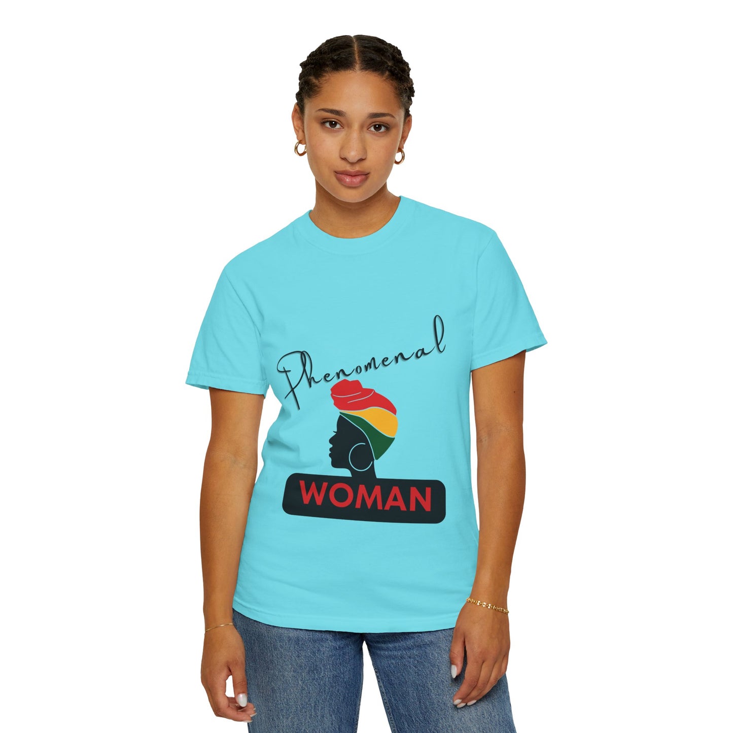 T-shirt | Phenomenal Woman Silhouette Rasta