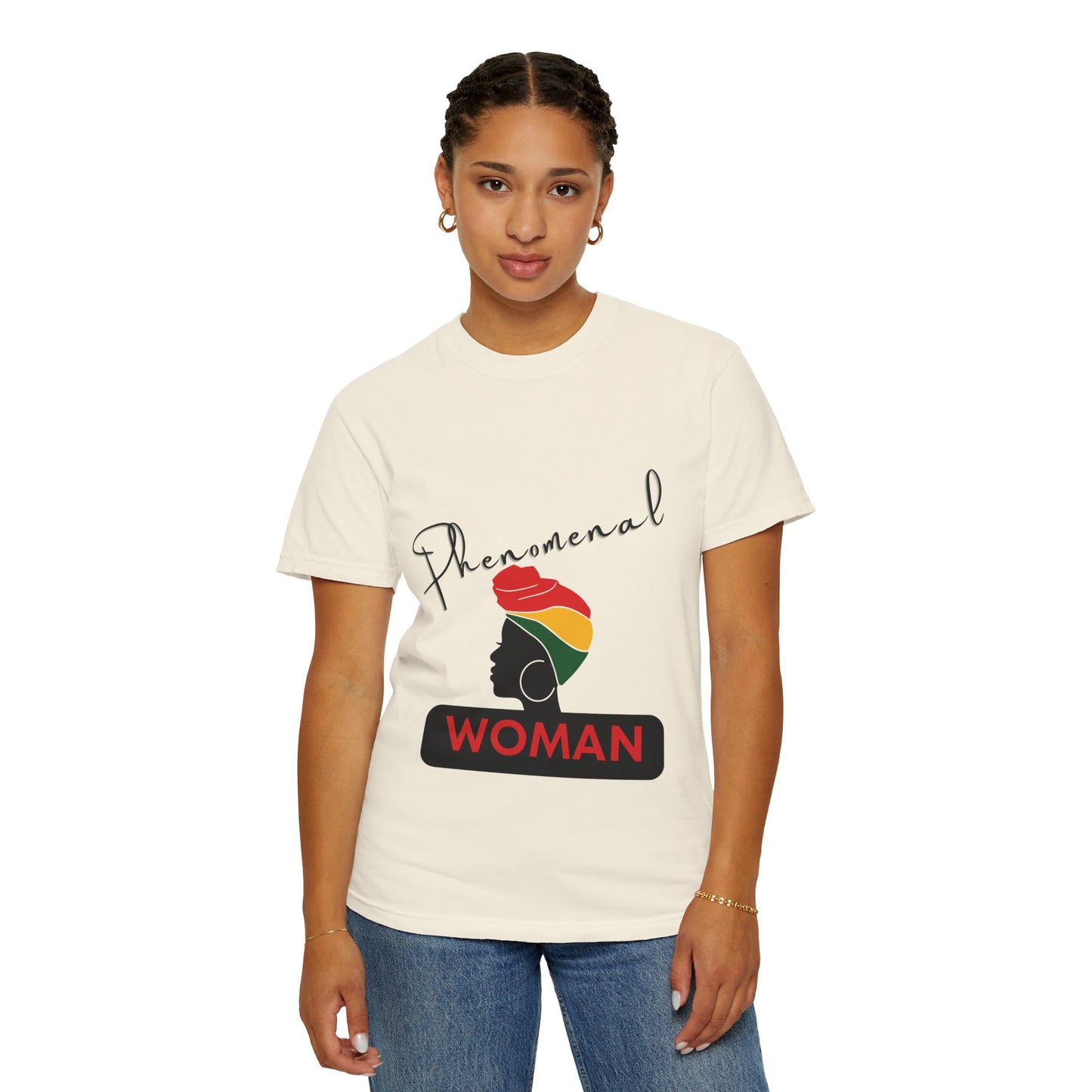 T-shirt | Phenomenal Woman Silhouette Rasta