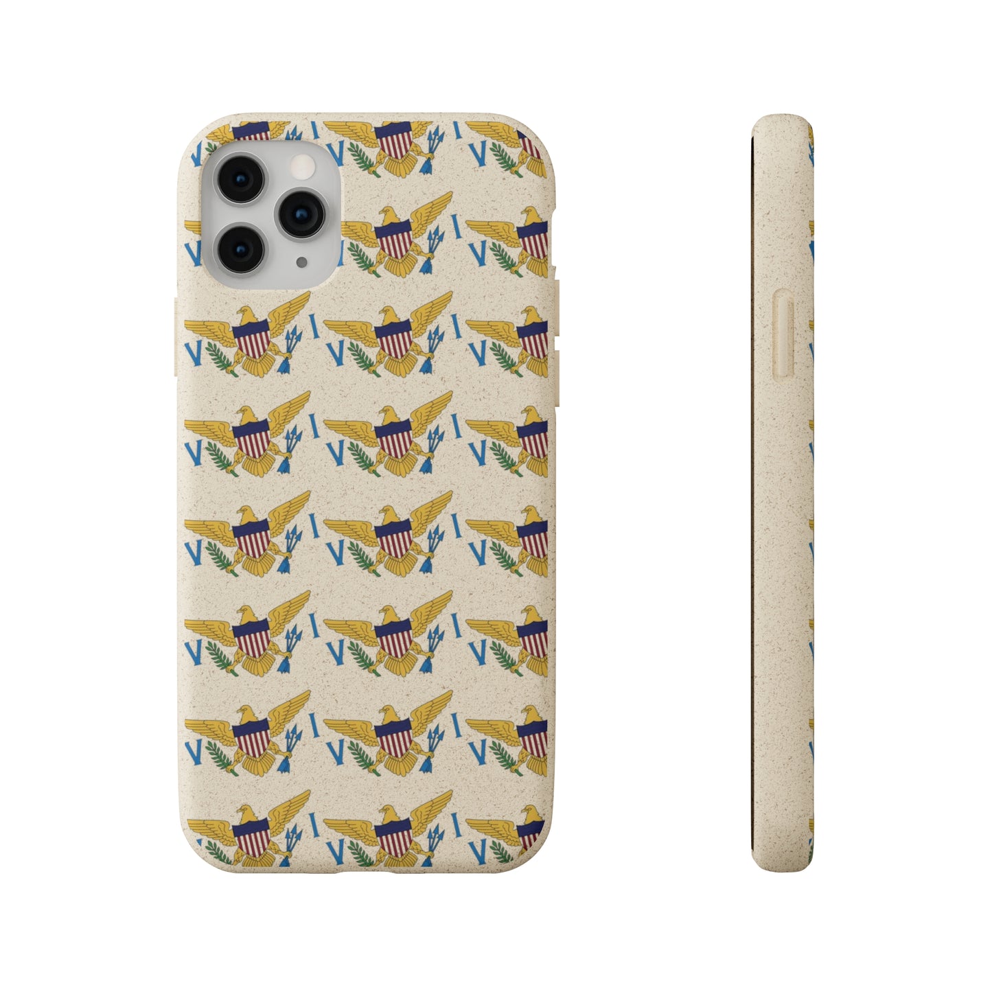 Phone Cases - Virgin Islands Flag Design Pattern