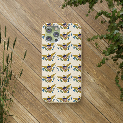 Phone Cases - Virgin Islands Flag Design Pattern