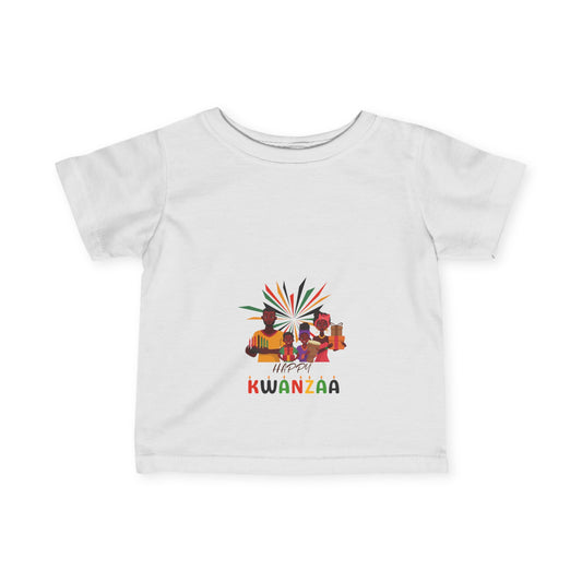 Infant tee | Happy Kwanzaa Family Design | 6-24 months