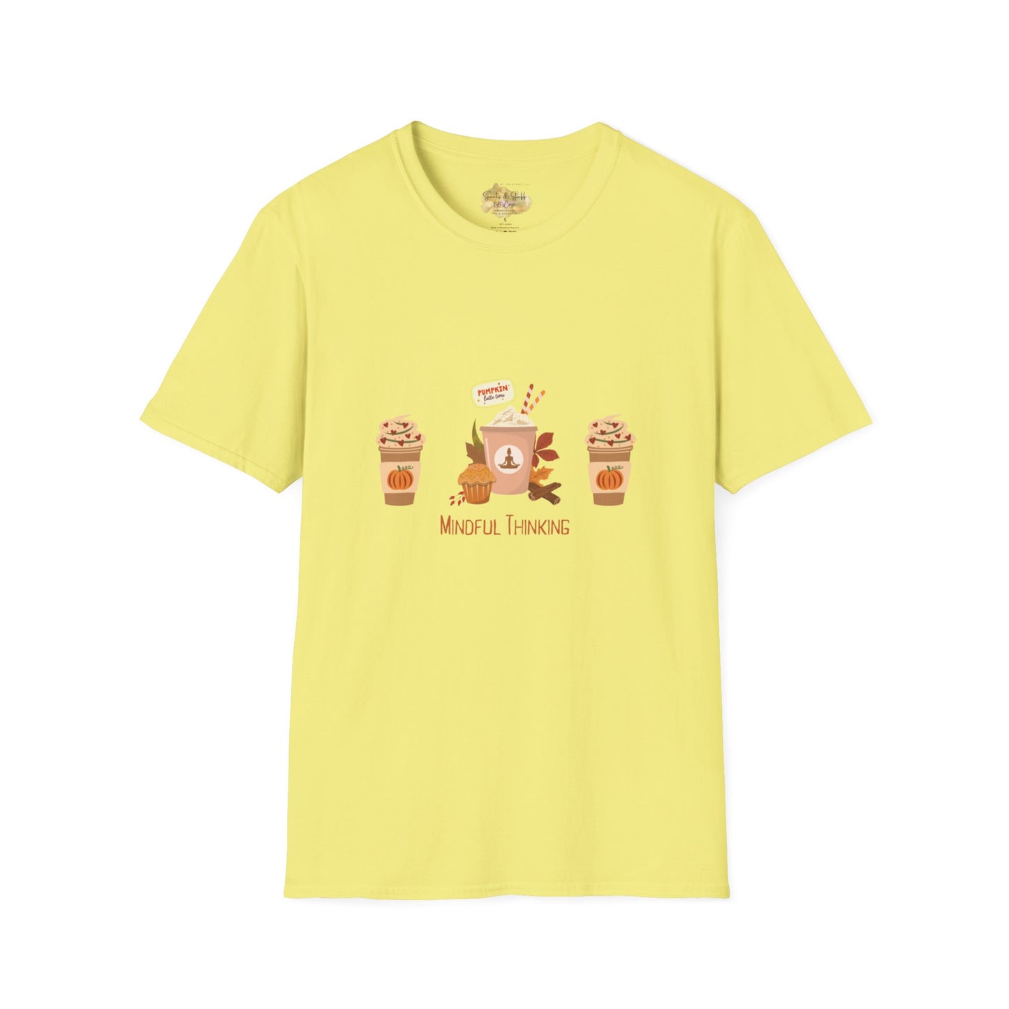 Fall Pumpkin Latte T-Shirt Mindful Thinking