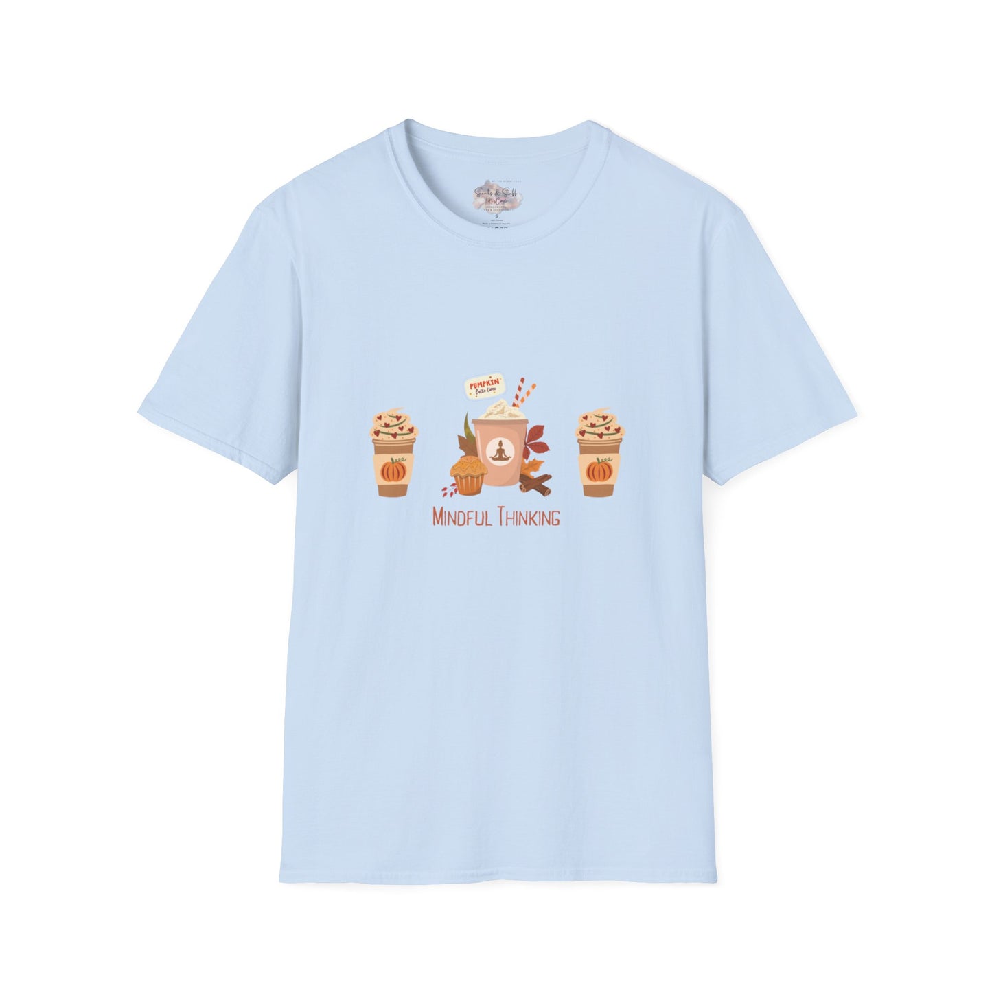 Fall Pumpkin Latte T-Shirt Mindful Thinking