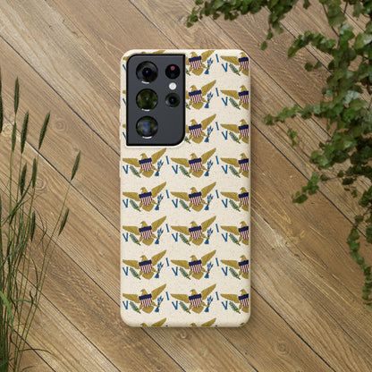 Phone Cases - Virgin Islands Flag Design Pattern