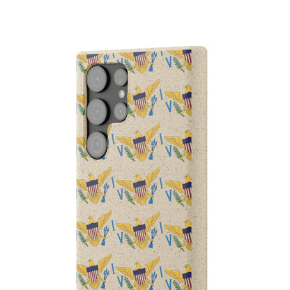 Phone Cases - Virgin Islands Flag Design Pattern