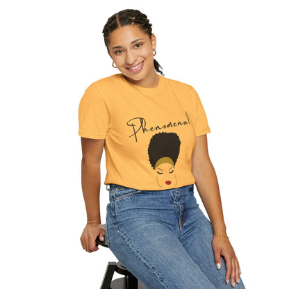 T-shirt| Unisex T-shirt - Phenomenal Woman Design Afro Beauty