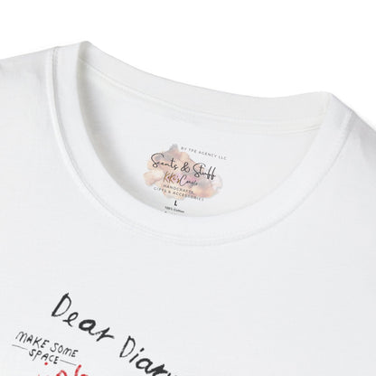 Mindful Thinking “Dear Diary” Affirmations T-Shirt