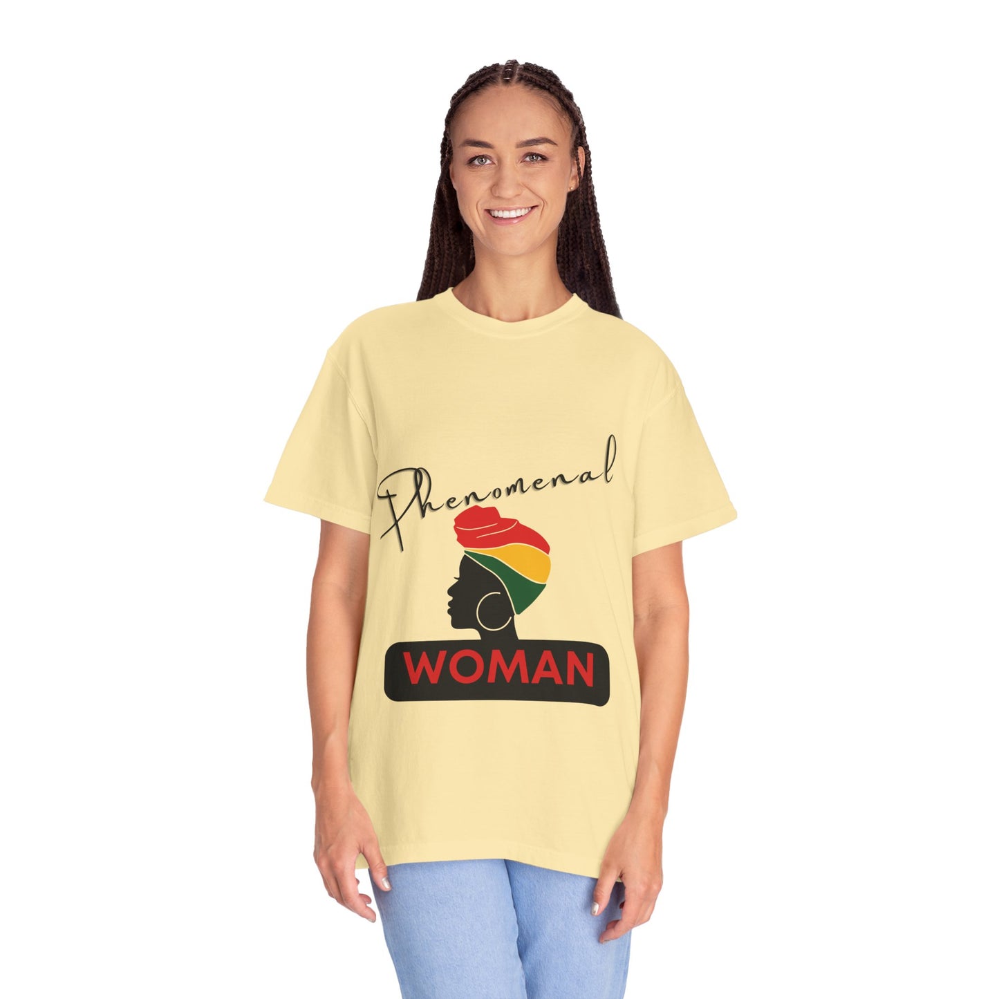 T-shirt | Phenomenal Woman Silhouette Rasta