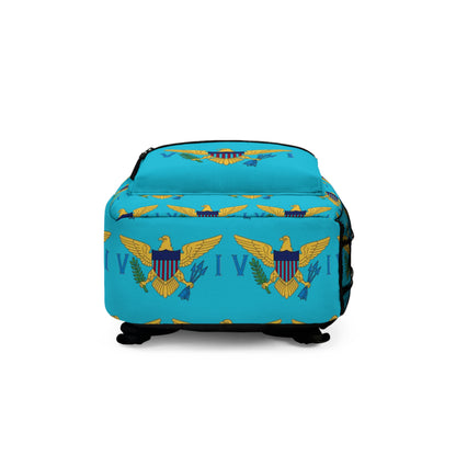 Backpack U.S Virgin Islands Flag Design | Sea Blue