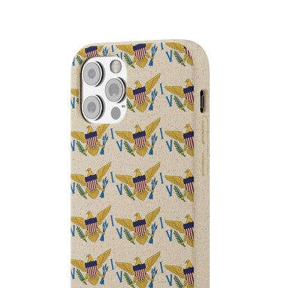 Phone Cases - Virgin Islands Flag Design Pattern