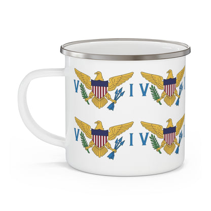 Enamel Mug - United States Virgin Islands Flag Design