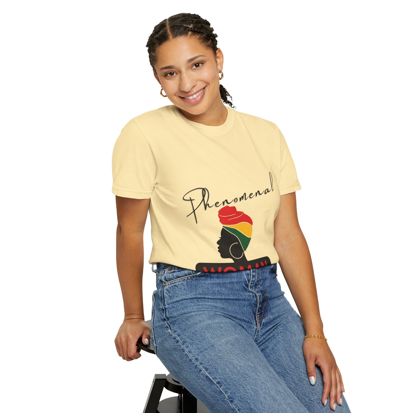 T-shirt | Phenomenal Woman Silhouette Rasta