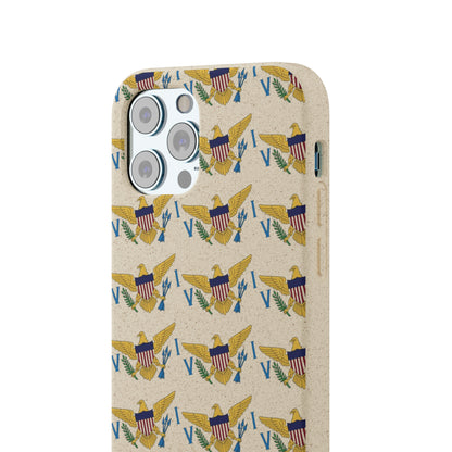 Phone Cases - Virgin Islands Flag Design Pattern