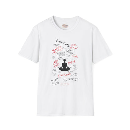 Mindful Thinking “Dear Diary” Affirmations T-Shirt