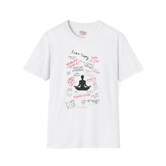 Mindful Thinking “Dear Diary” Affirmations T-Shirt