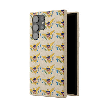 Phone Cases - Virgin Islands Flag Design Pattern