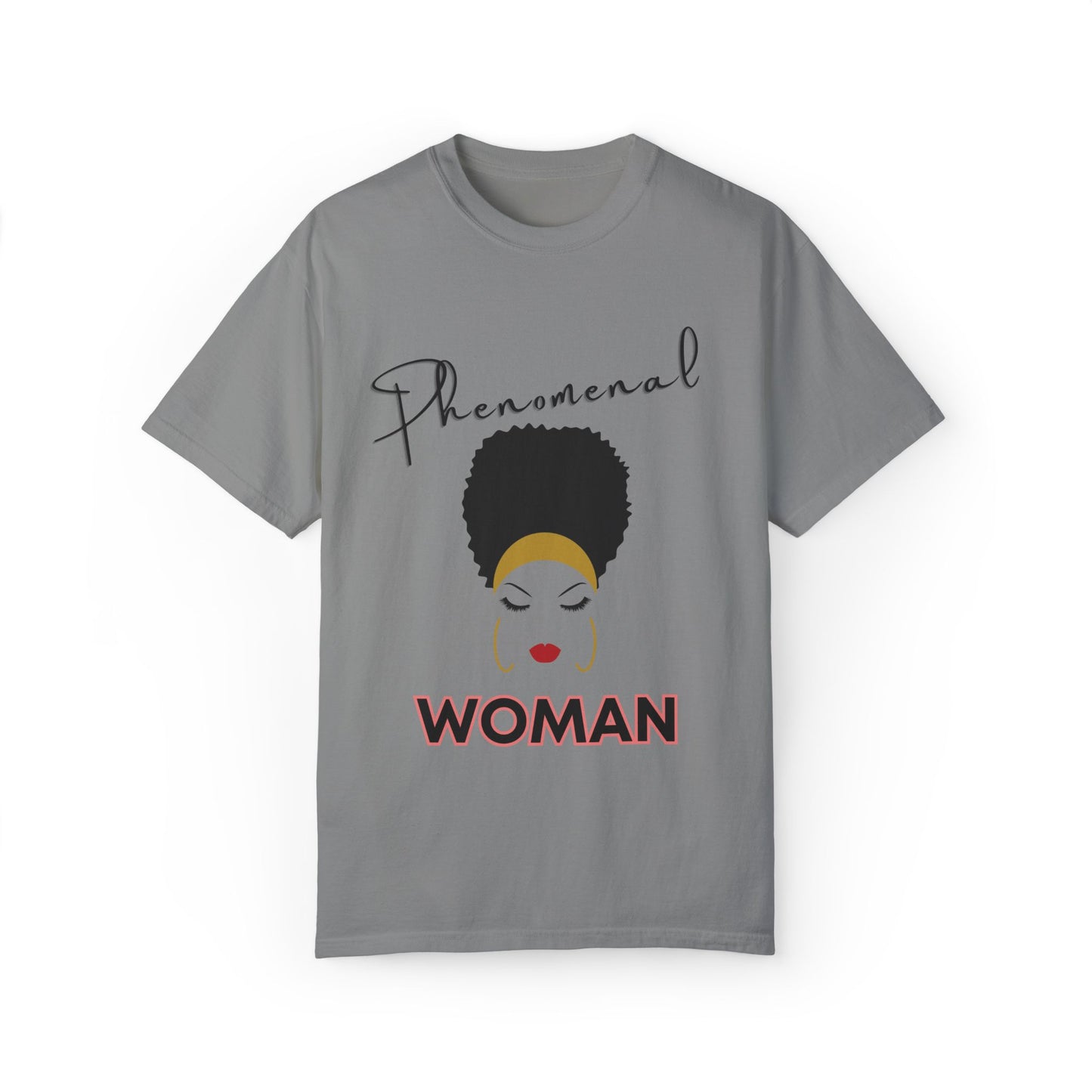 T-shirt| Unisex T-shirt - Phenomenal Woman Design Afro Beauty