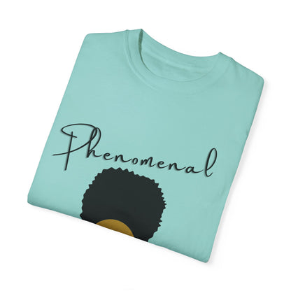 T-shirt| Unisex T-shirt - Phenomenal Woman Design Afro Beauty