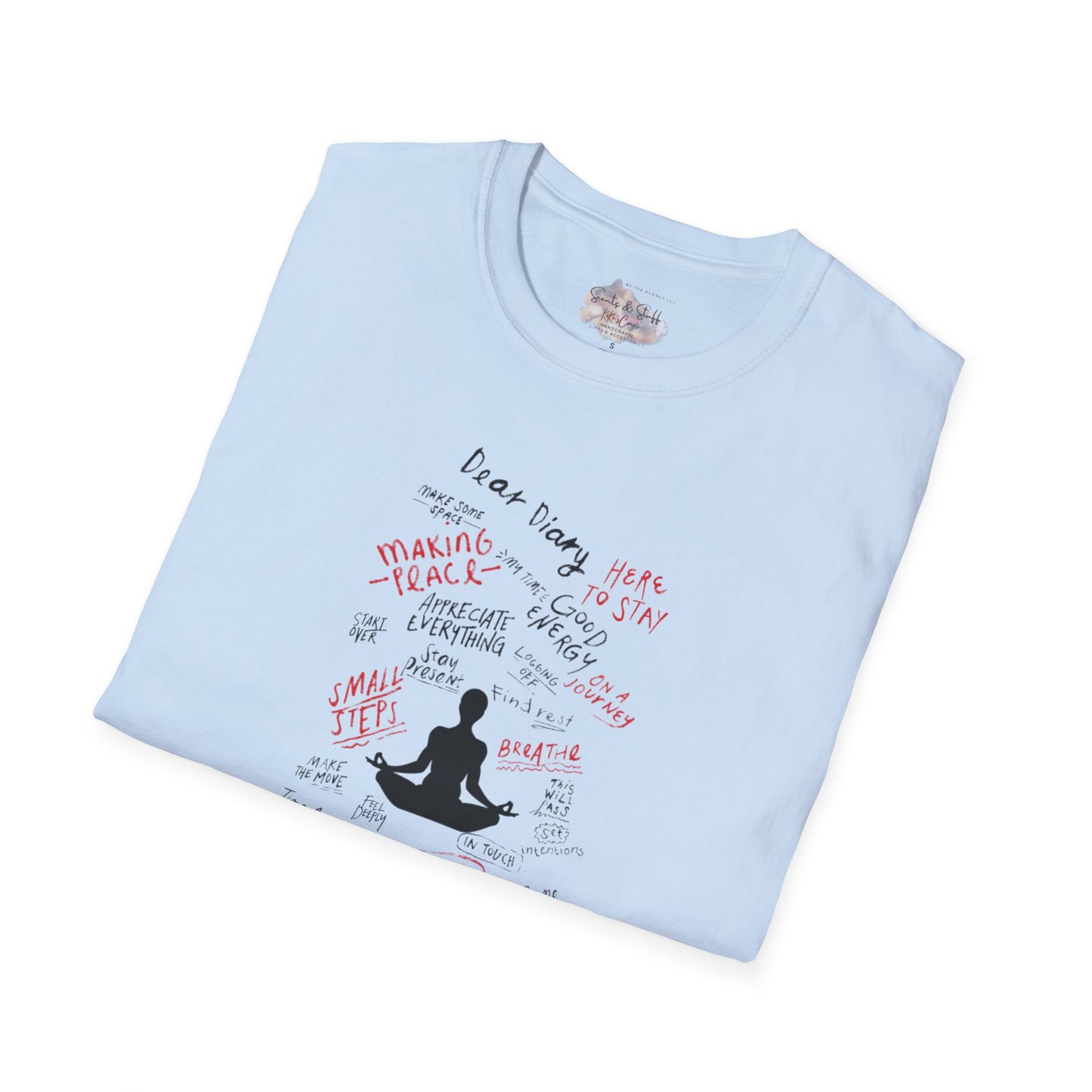 Mindful Thinking “Dear Diary” Affirmations T-Shirt