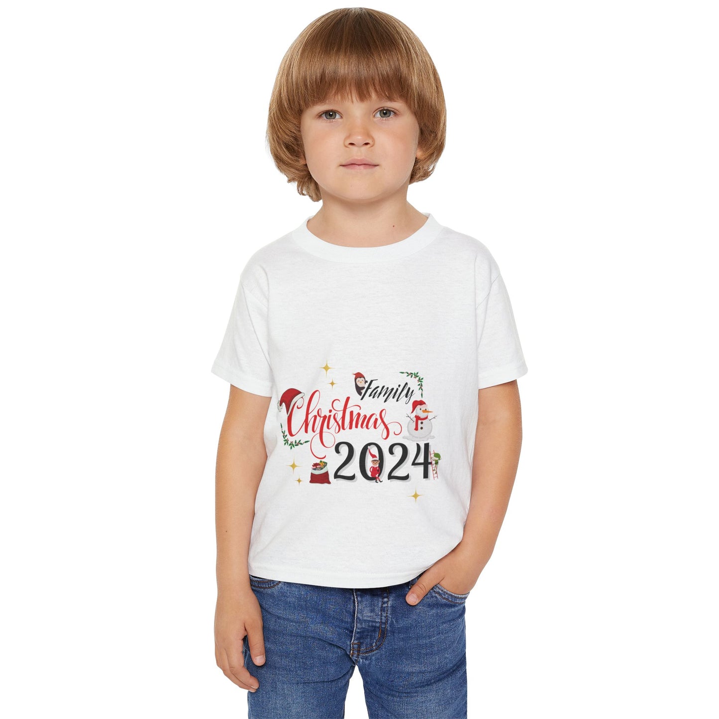 Toddler T-shirt | Family Christmas 2024 Elf Design