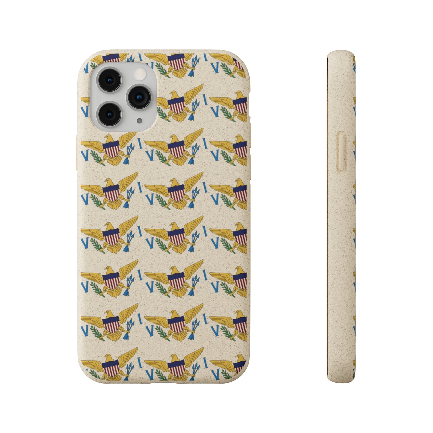 Phone Cases - Virgin Islands Flag Design Pattern