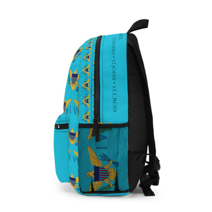 Backpack U.S Virgin Islands Flag Design | Sea Blue