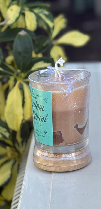 Candles Scented Decor| Hazelnut Iced Drink | Holiday Collection handmade