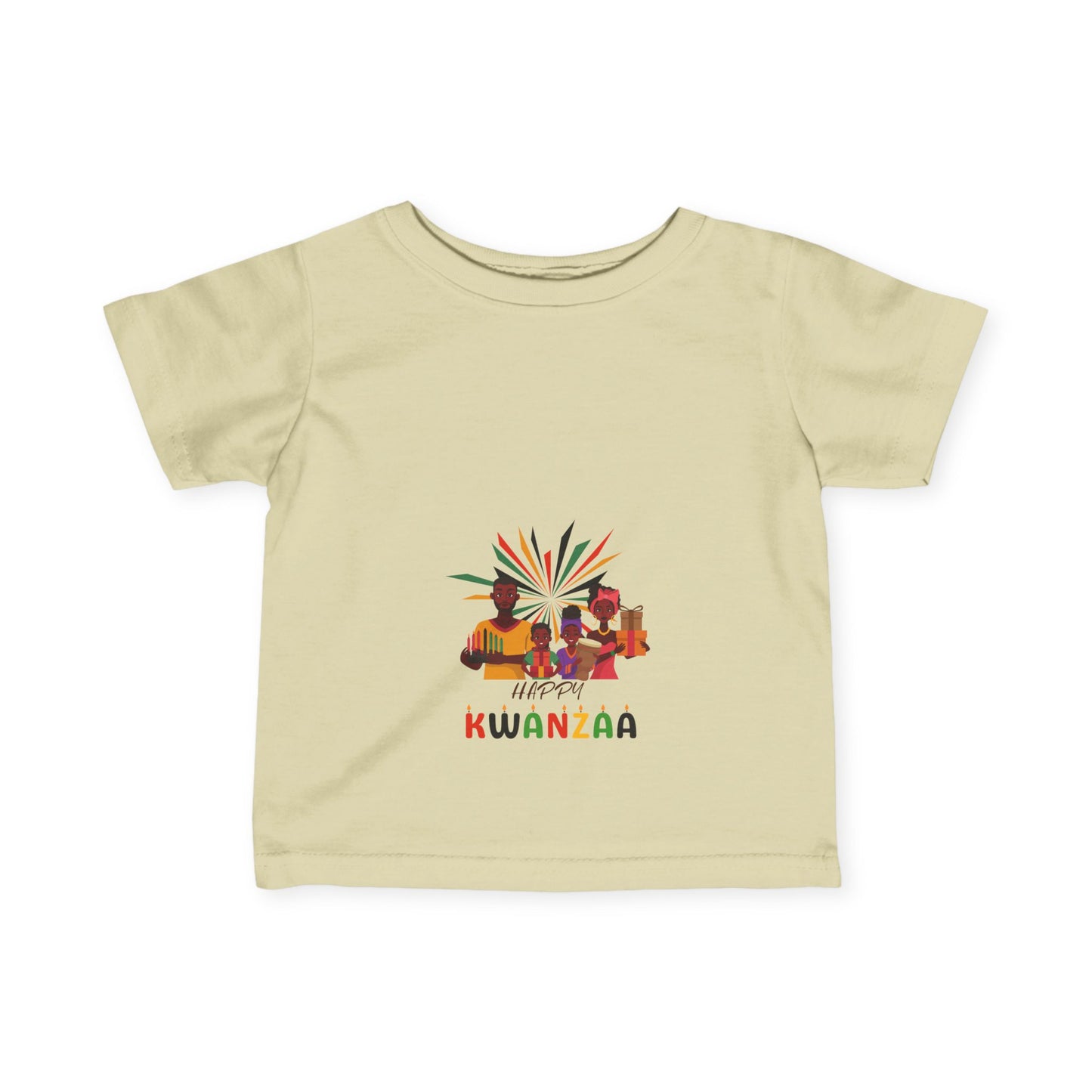 Infant tee | Happy Kwanzaa Family Design | 6-24 months