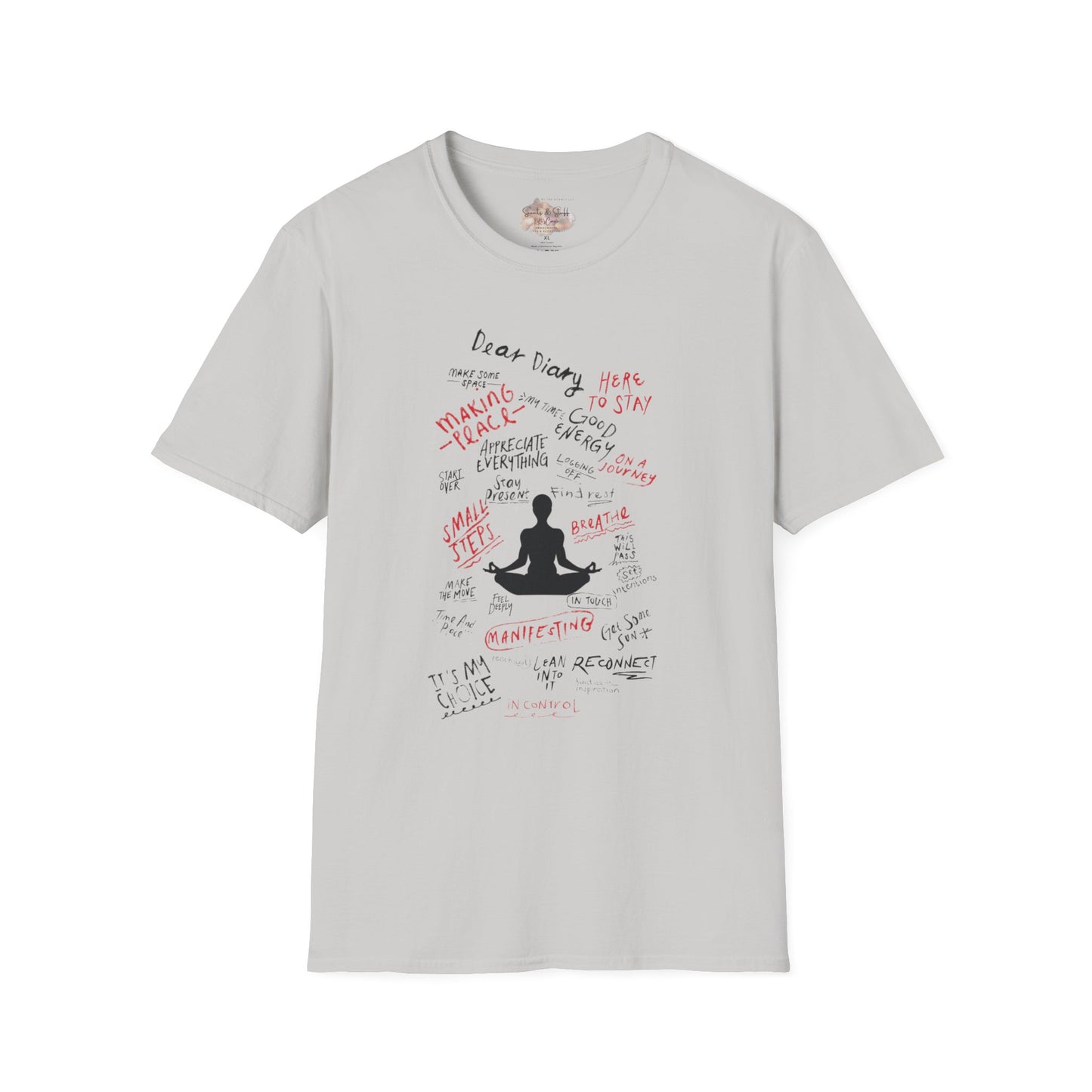 Mindful Thinking “Dear Diary” Affirmations T-Shirt