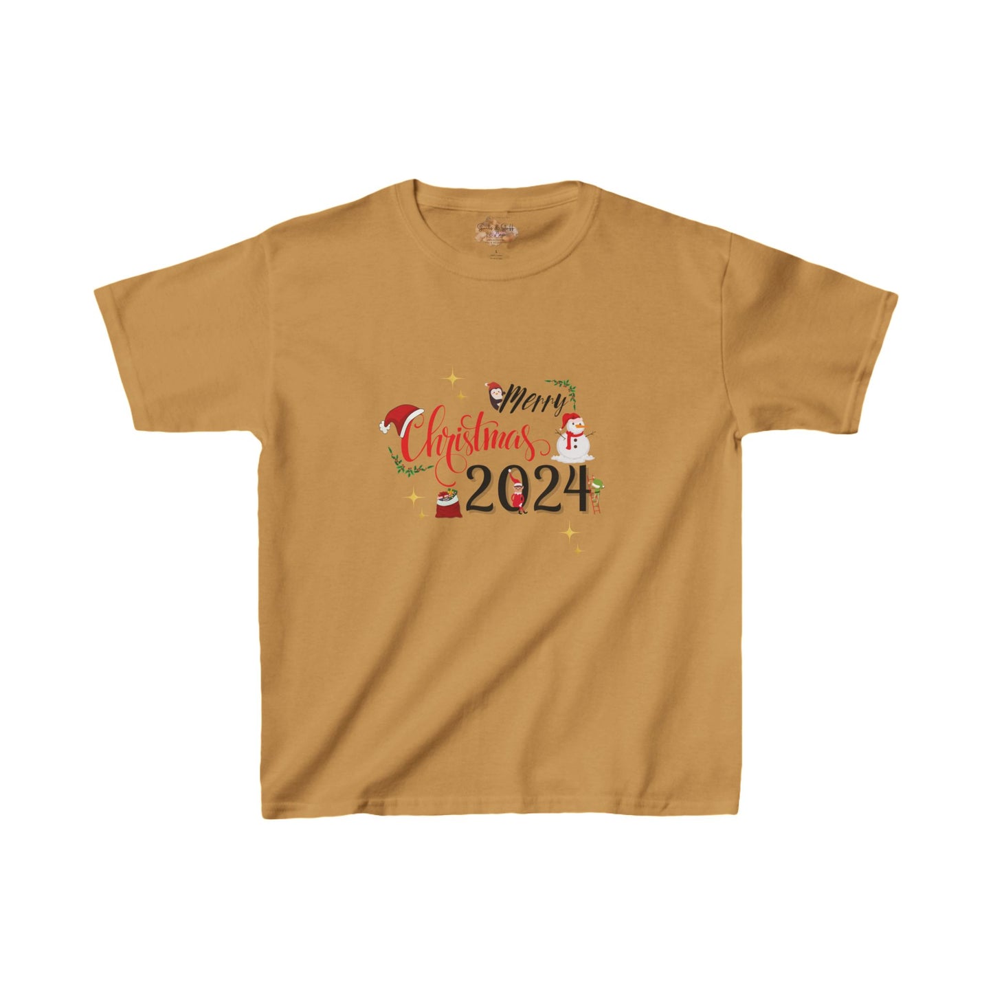 T-shirt Kids Tee | Merry Christmas 2024 Elf Design